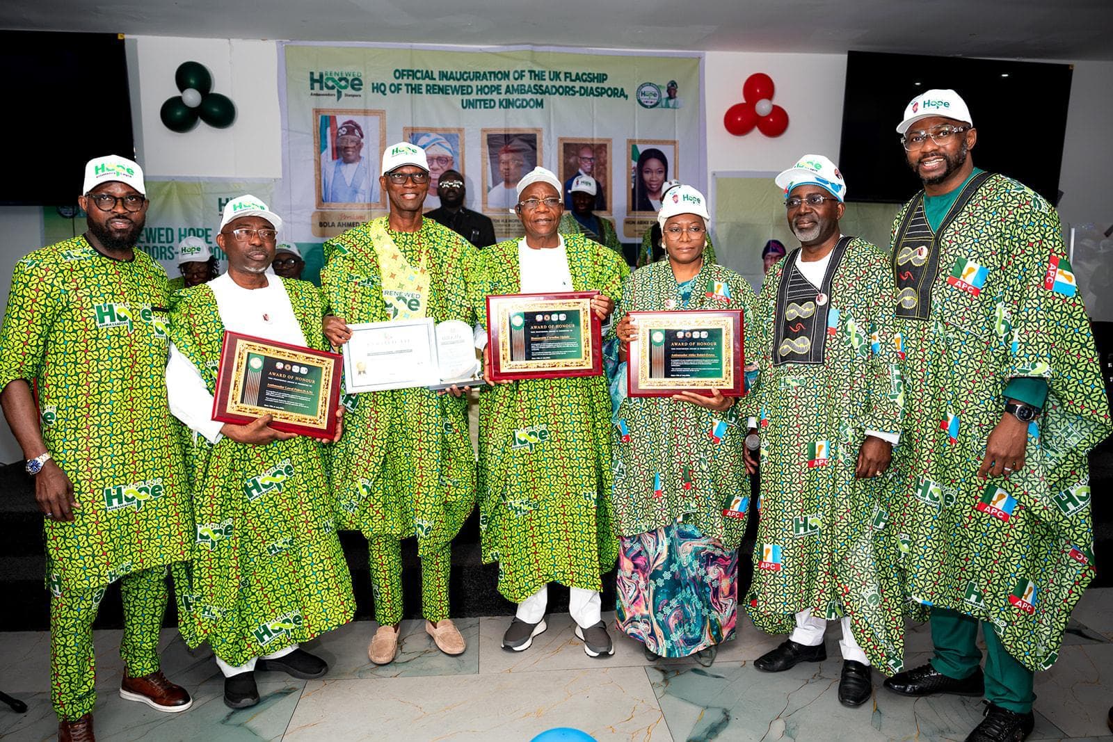 APC France Participates in Historic Launch of Renewed Hope Ambassadors–Diaspora Headquarters and UK Chapter.